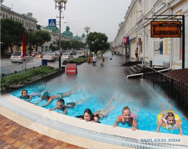 А в Омске дождь прошел...