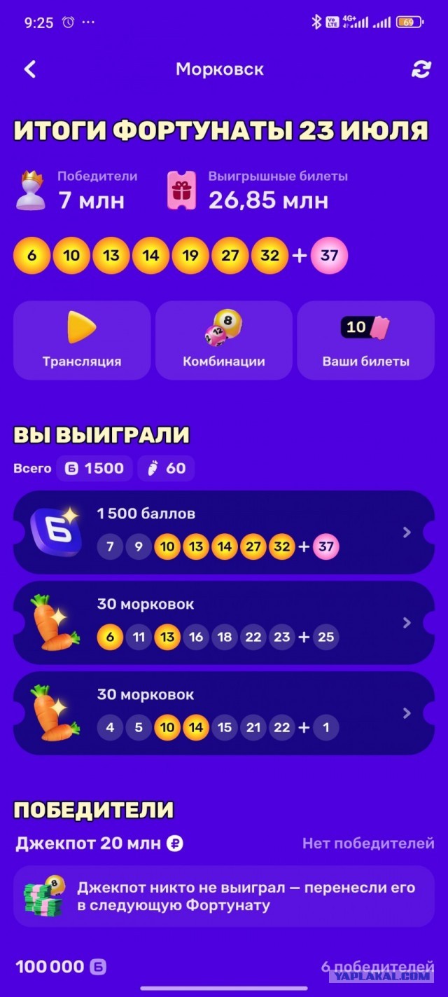 Снова про морковки от Озон