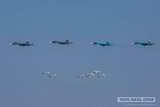 Бомбометание с Су-34