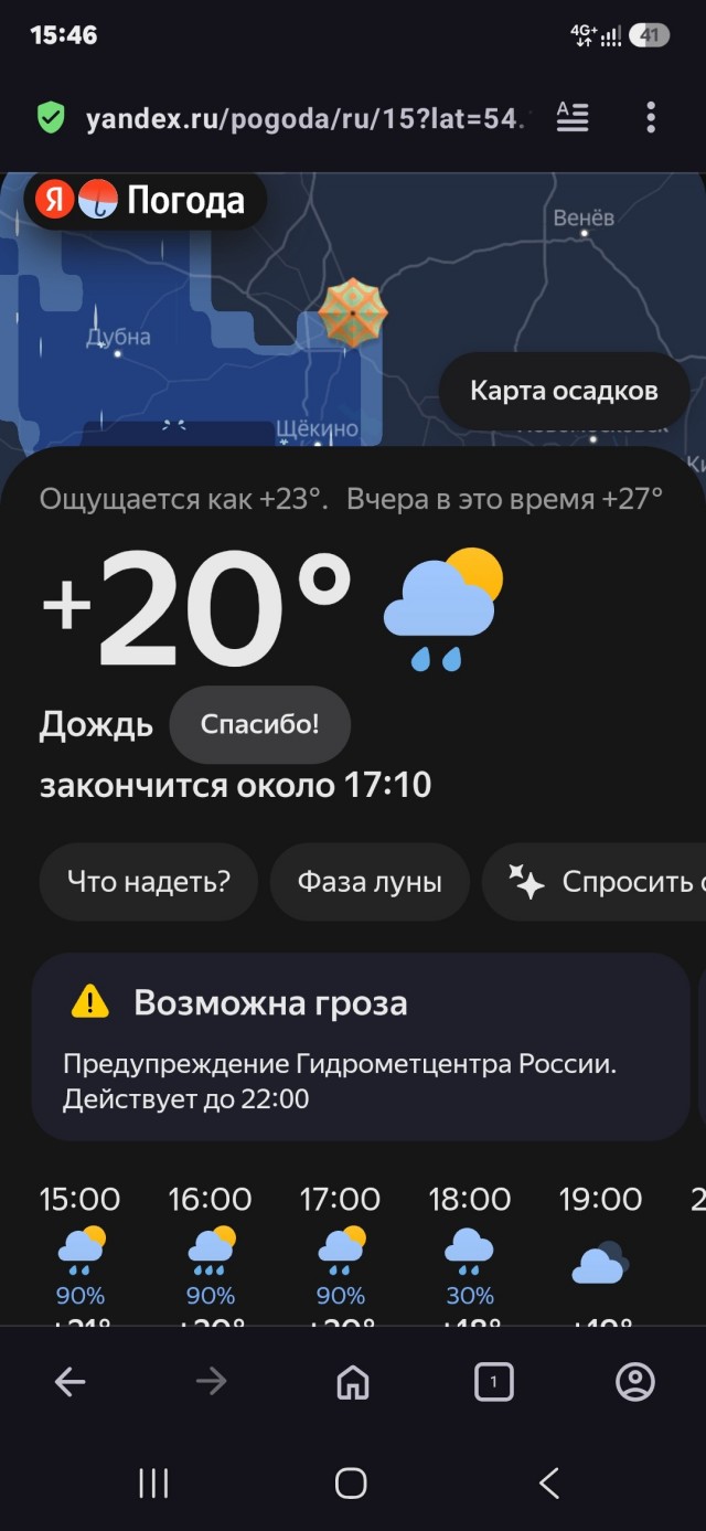 Посоветуйте ресурс по погоде.