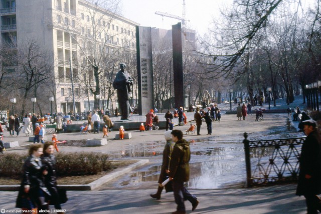 Прогулка по Москве 1985 года