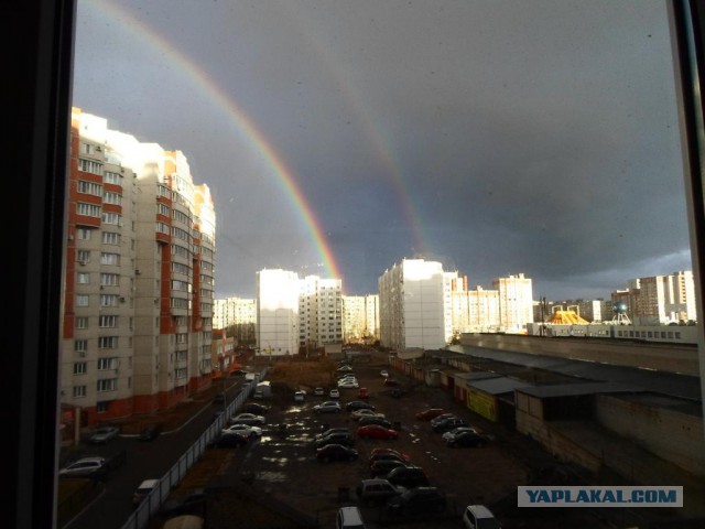 А из нашего окна...