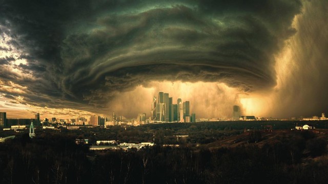 В Москве ураган!