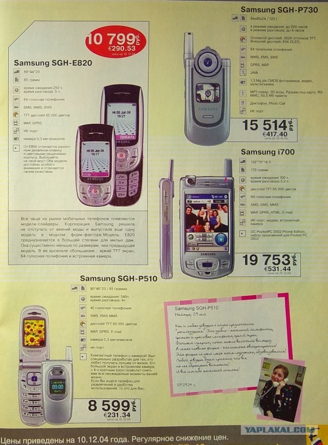 Телефоны 15 лет назад, о чем мечтали многие...