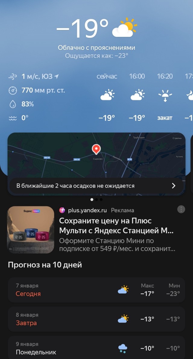 Что то зябко, а как у вас?