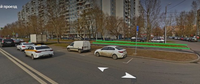 Борьба за парковку по-спартански