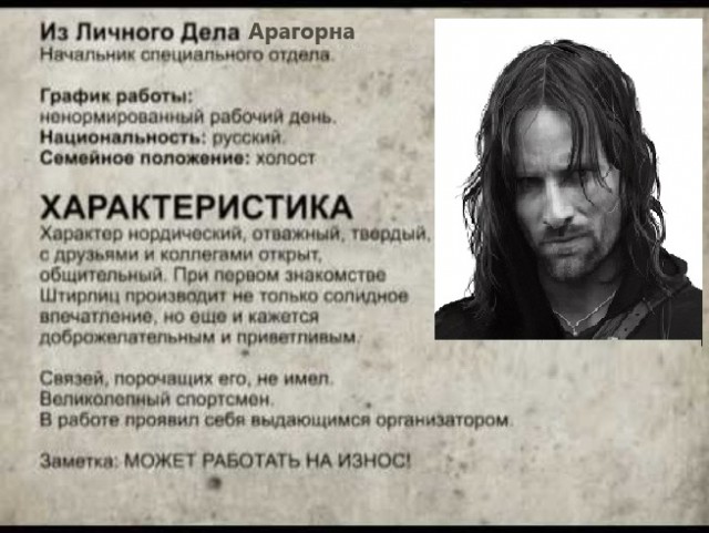 Классификация туристов в группе по Толкиену