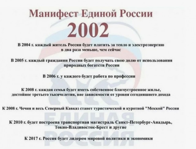 На финансирование программы «Единой России» выделят 15 трлн руб.