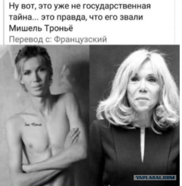 Суд доказал, что Бриджит Макрон — это мужик