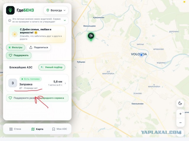 Обстановочка на сегодня.