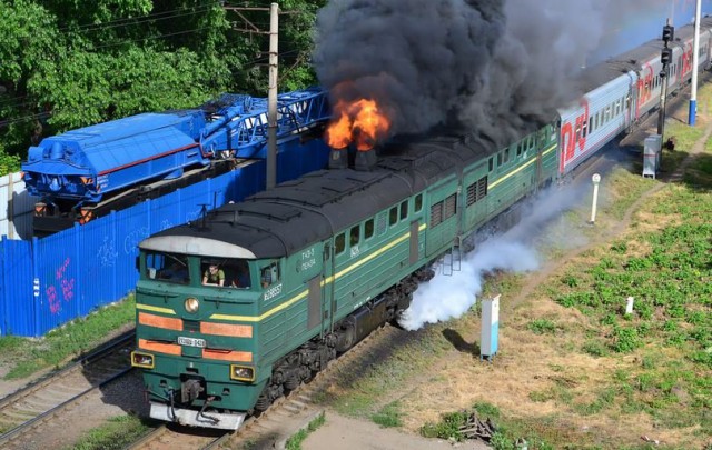 Запуск застоявшегося дизеля 1000 л.с.