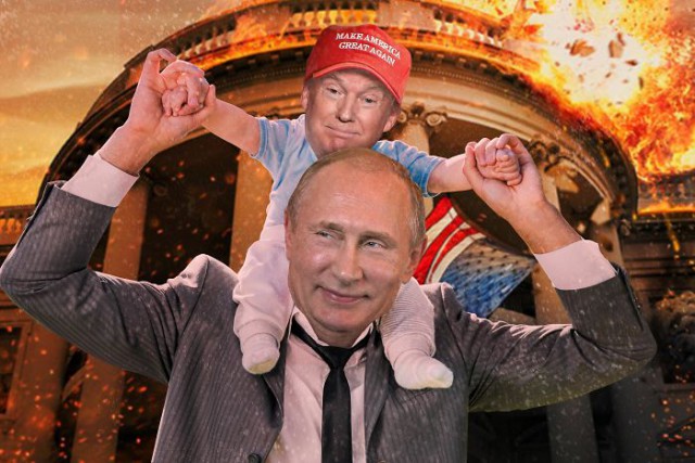 Оседлал. Или как за бугром видят Путина и Трампа