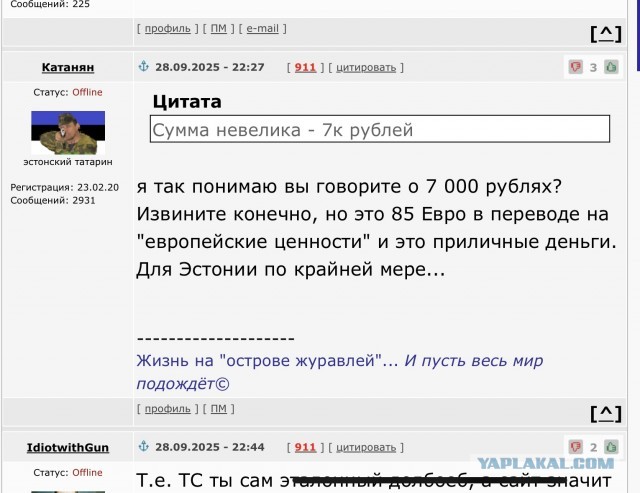 Крик от германского инженера...