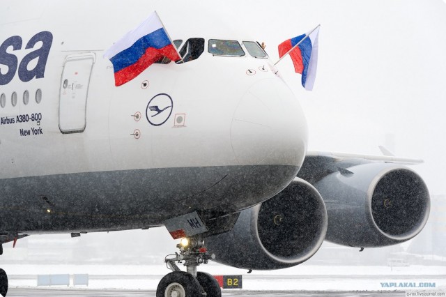 Airbus A380 снаружи и внутри