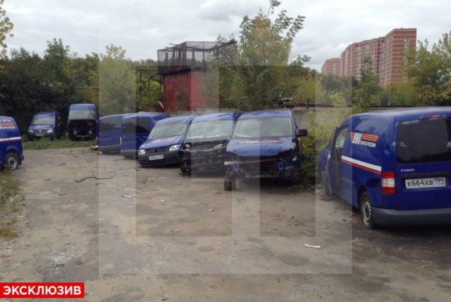 У Почты России нашли кладбище служебных авто