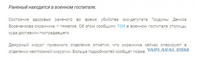 Видео убийства Вороненкова