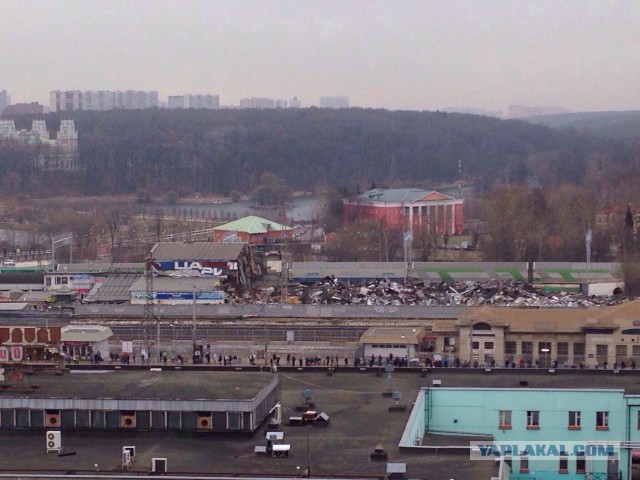 На юге Москвы начался снос Царицынского радиорынка