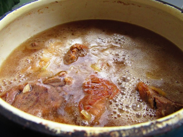 Тавранчук, мясо в квасе