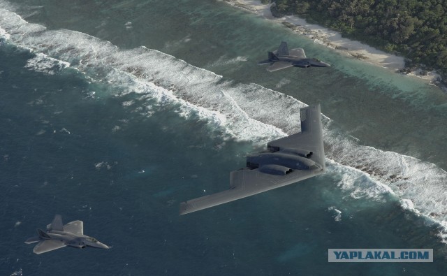 В США при аварийной посадке загорелся стратегический бомбардировщик B-2 Spirit - самый дорогой самолет в истории