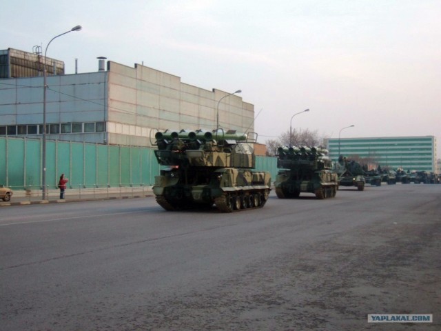 Танки в городе! Репетиция парада победы