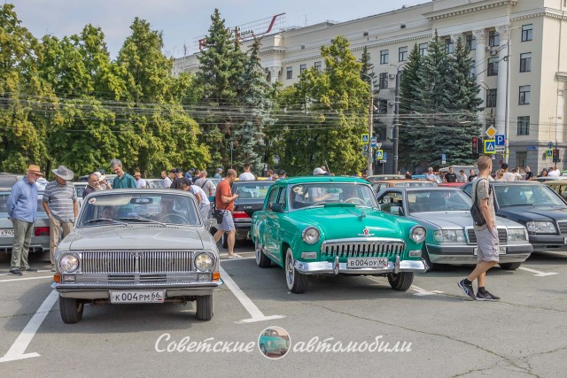 Покатушки на 24-й Волге в город суровых мужчин. Фестиваль "Машина времени"