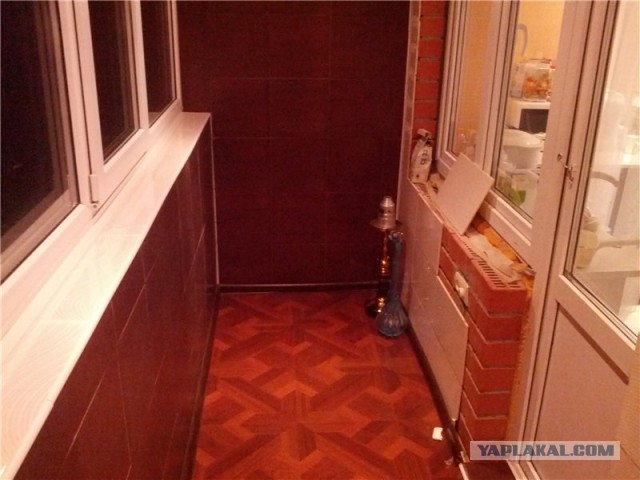 Балкон от рукожопа.