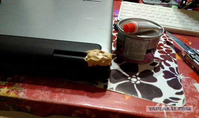 Ремонт петли\крышки ноутбука.