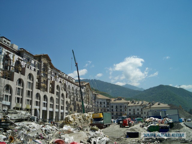 Фото строительства объектов в Сочи