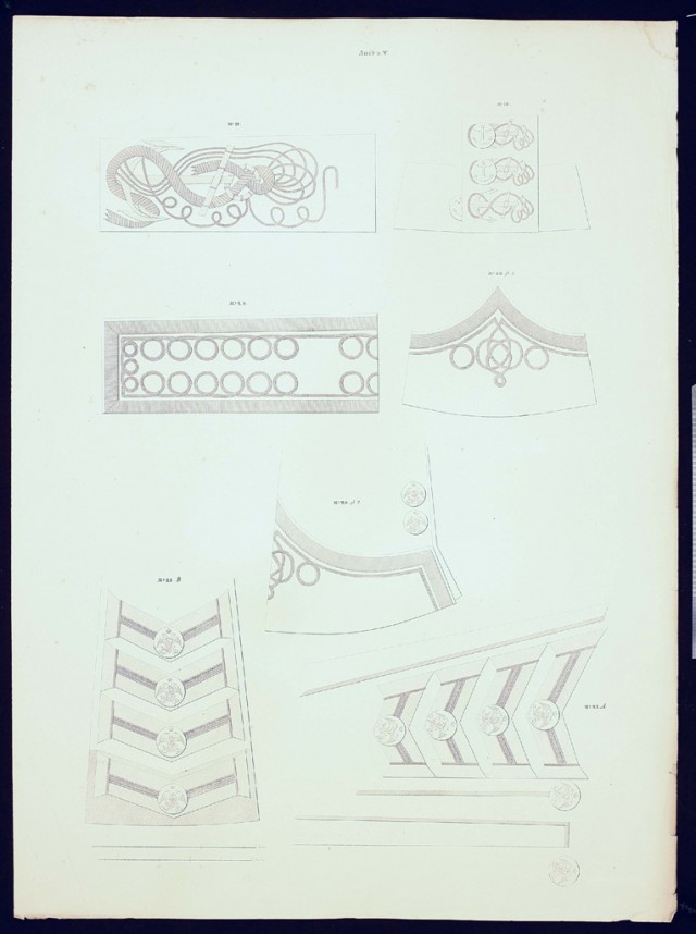 Обмундирование Императорской армии, 1844 год.