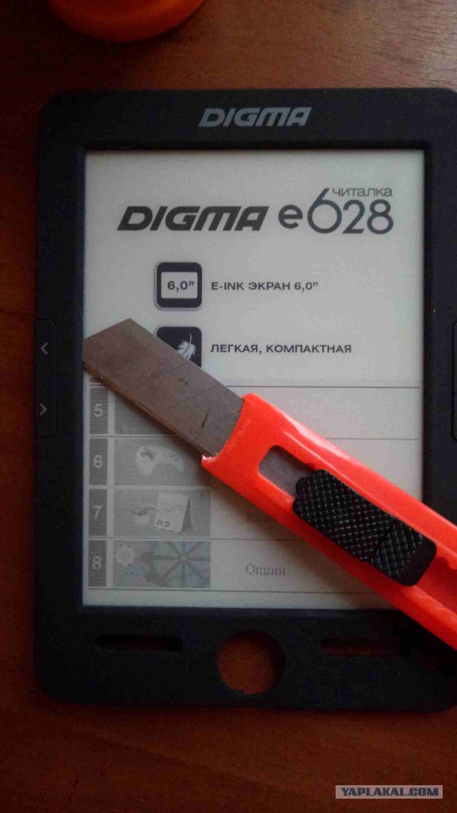 Замена экрана в электронной книге DIGMA e628