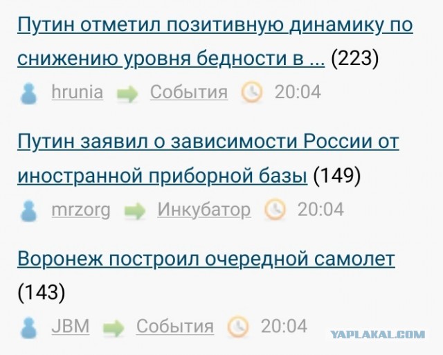 Путин заявил о зависимости России от иностранной приборной базы