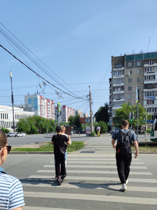 Петушки на самокате