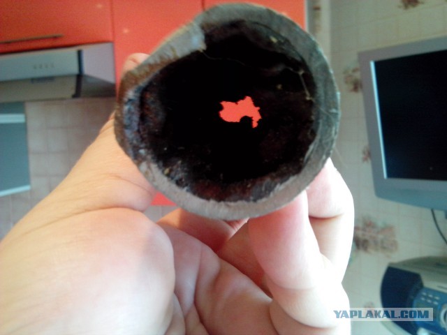 Труба стояковая в разрезе