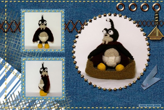 Вязаный Tux