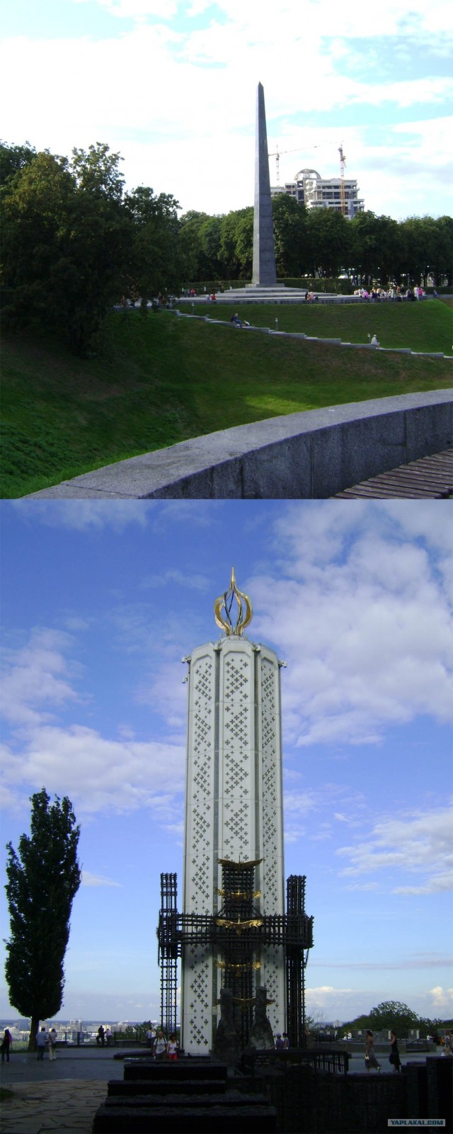 Памятник военным летчикам в Киеве.