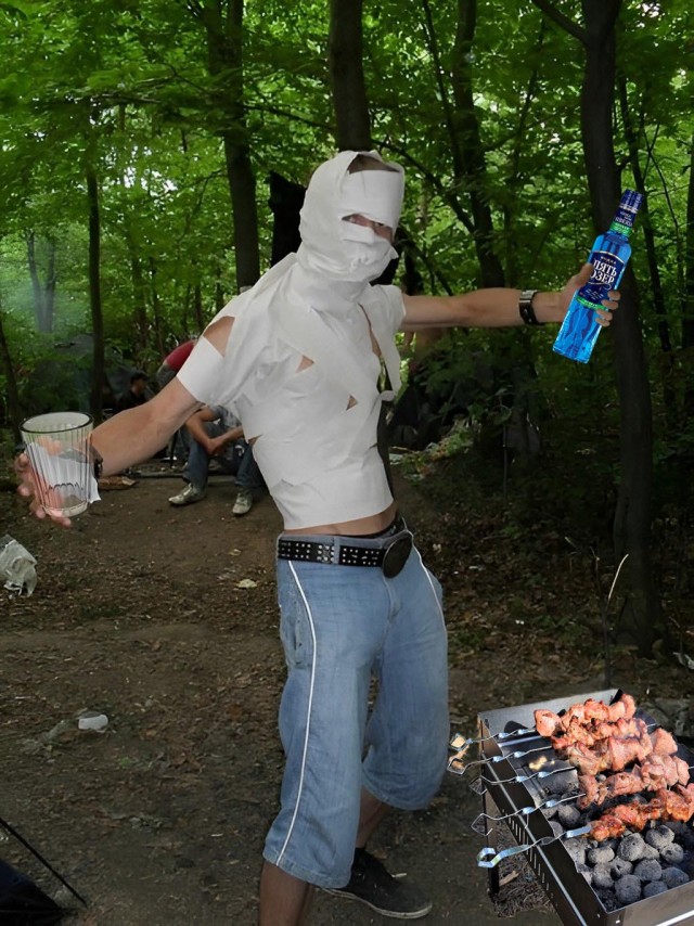 Фотожаба: Мумия