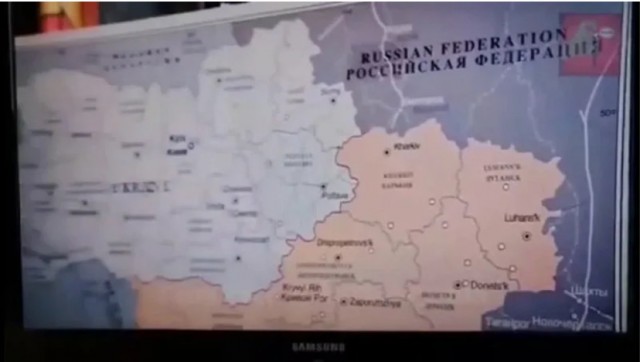 В Овальном кабинете перед закрытой частью переговоров развернули большую карту Украины