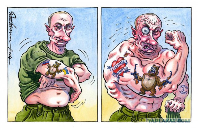 Путин. Майки. Украина.