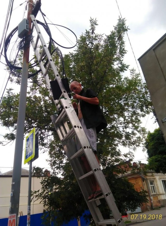 Рядовые будни оптоволоконщика