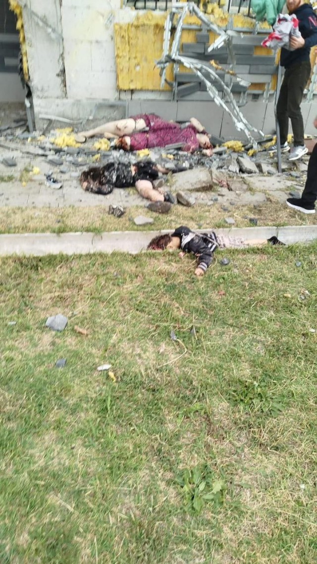 В Грозном возле колледжа сильный взрыв. В результате пожара взорвалась заправка