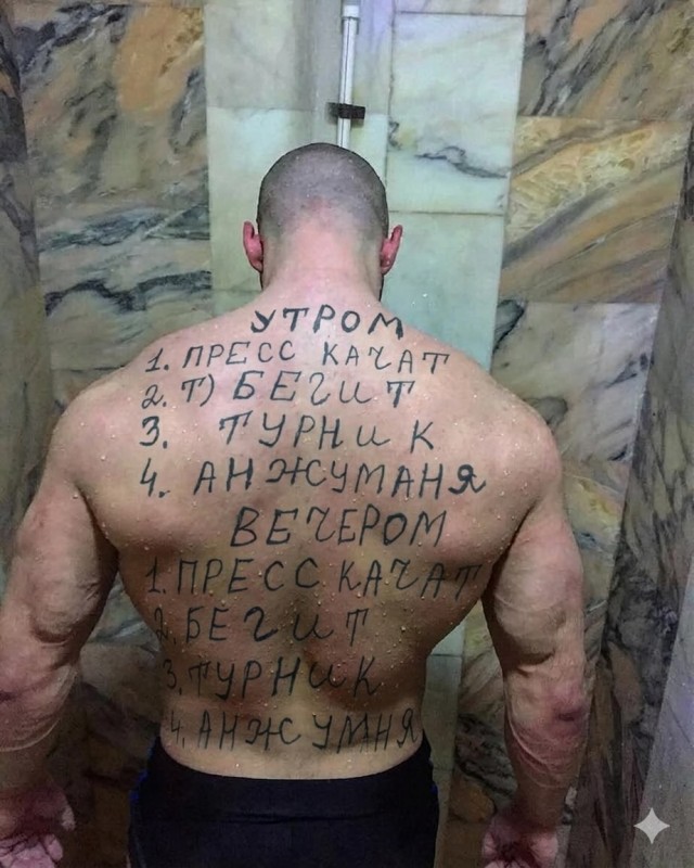 Эскиз тату для брутального мужика⁠⁠