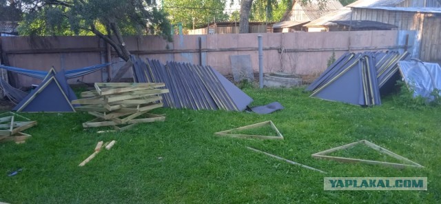 Как я в колхозе купол для бассейна колхозил