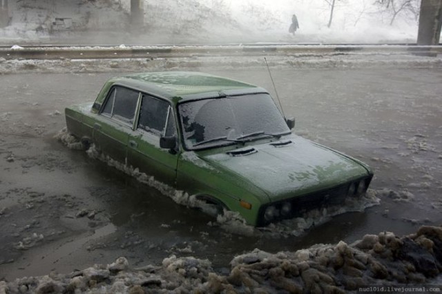 Зимний потоп в Екатеринбурге