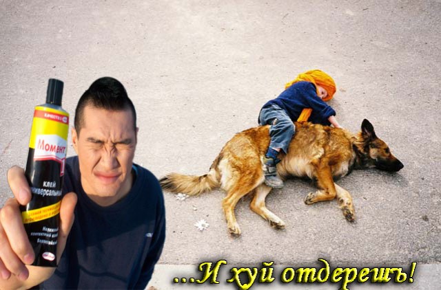 Фотожаба: Токежан и клей