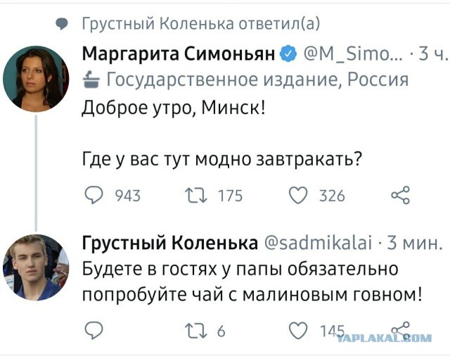 Симоньян в Минске