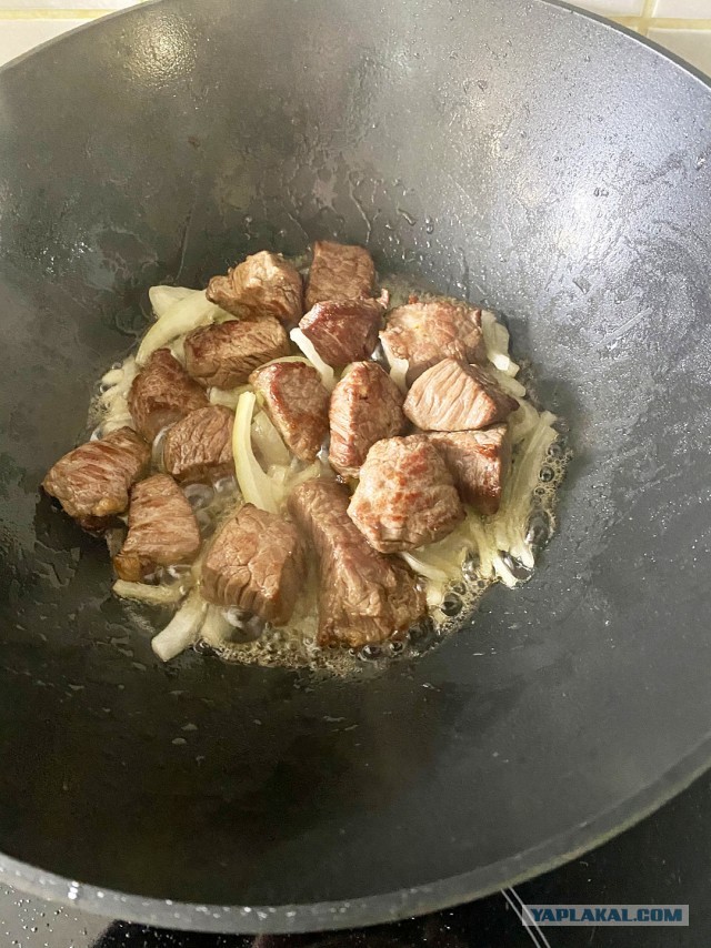 Плов из замоченного риса