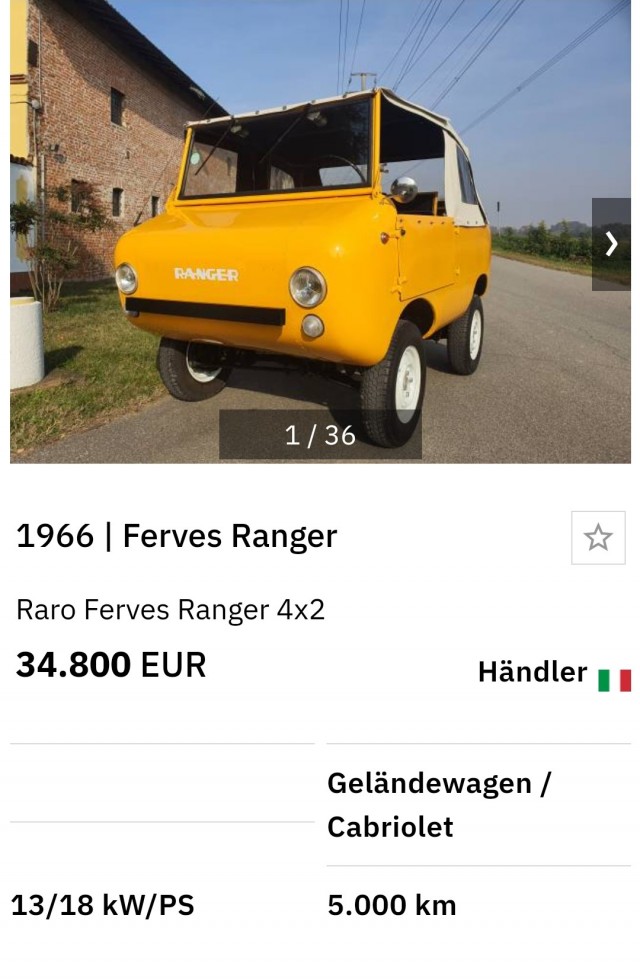 1967 Ferves Ranger. Автопятница №24
