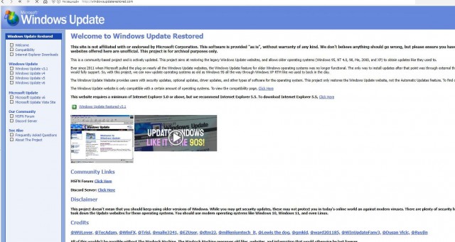 Энтузиасты дали вторую жизнь Windows95 и Windows98, собрав тысячи обновлений, которые так и не удосужилась сделать Microsoft