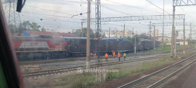 Семь вагонов сошли с рельсов под станцией Екатеринбург-Сортировочный