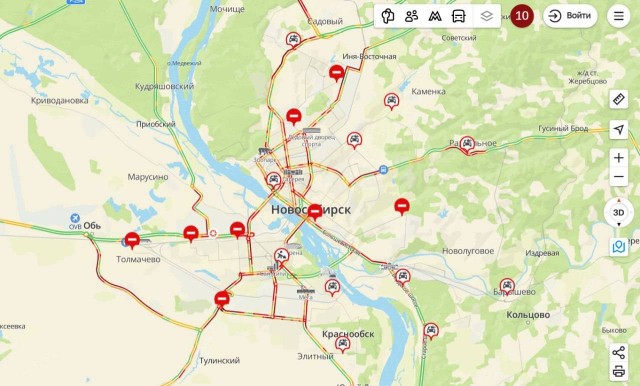 А у нас пришла зима...